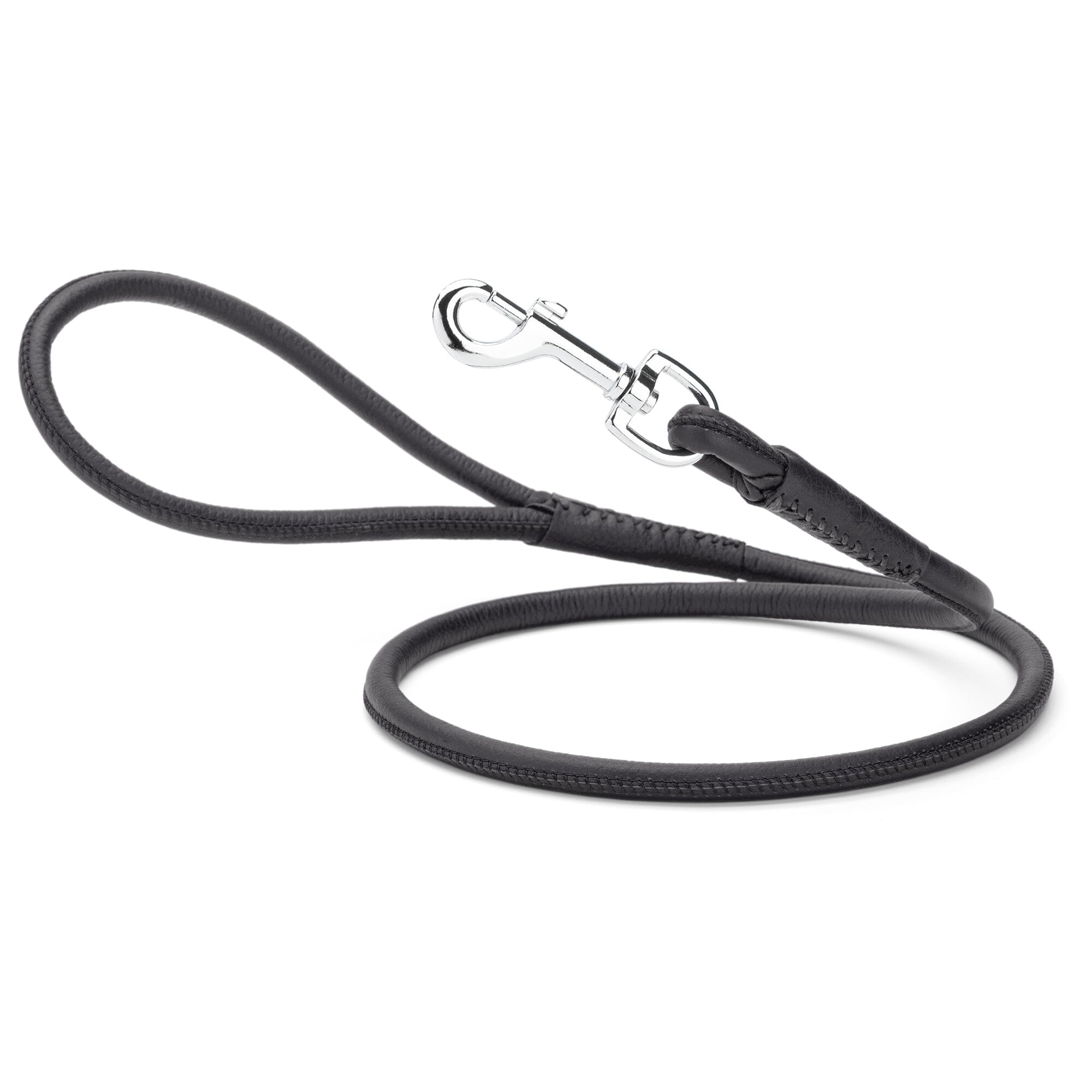 Msdfvs | Soft Leather Round Dog Lead – Urban Walks, Training & Outdoor Adventures
