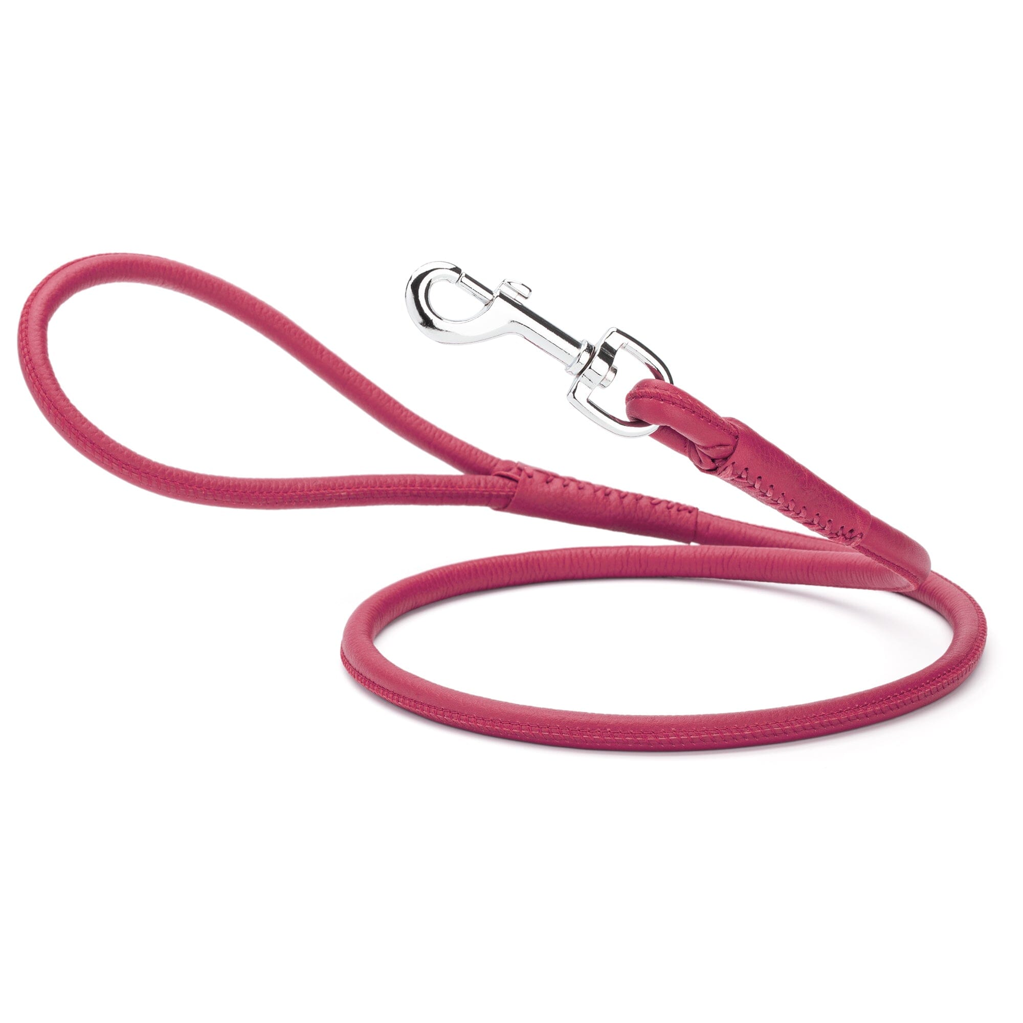 Msdfvs | Soft Leather Round Dog Lead – Urban Walks, Training & Outdoor Adventures