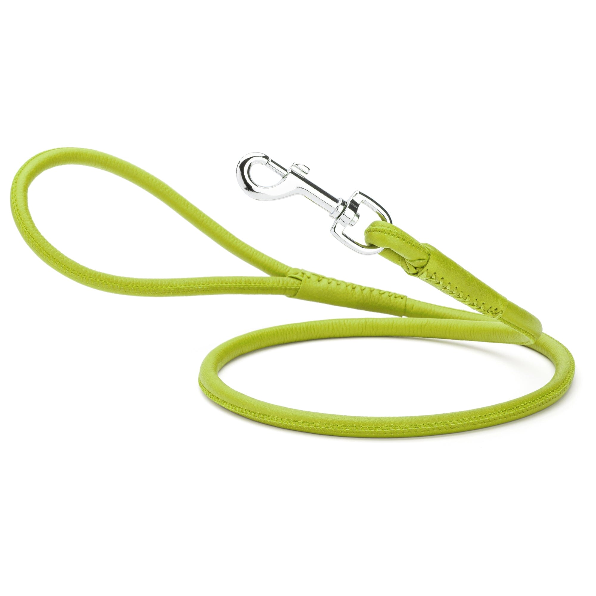 Msdfvs | Soft Leather Round Dog Lead – Urban Walks, Training & Outdoor Adventures