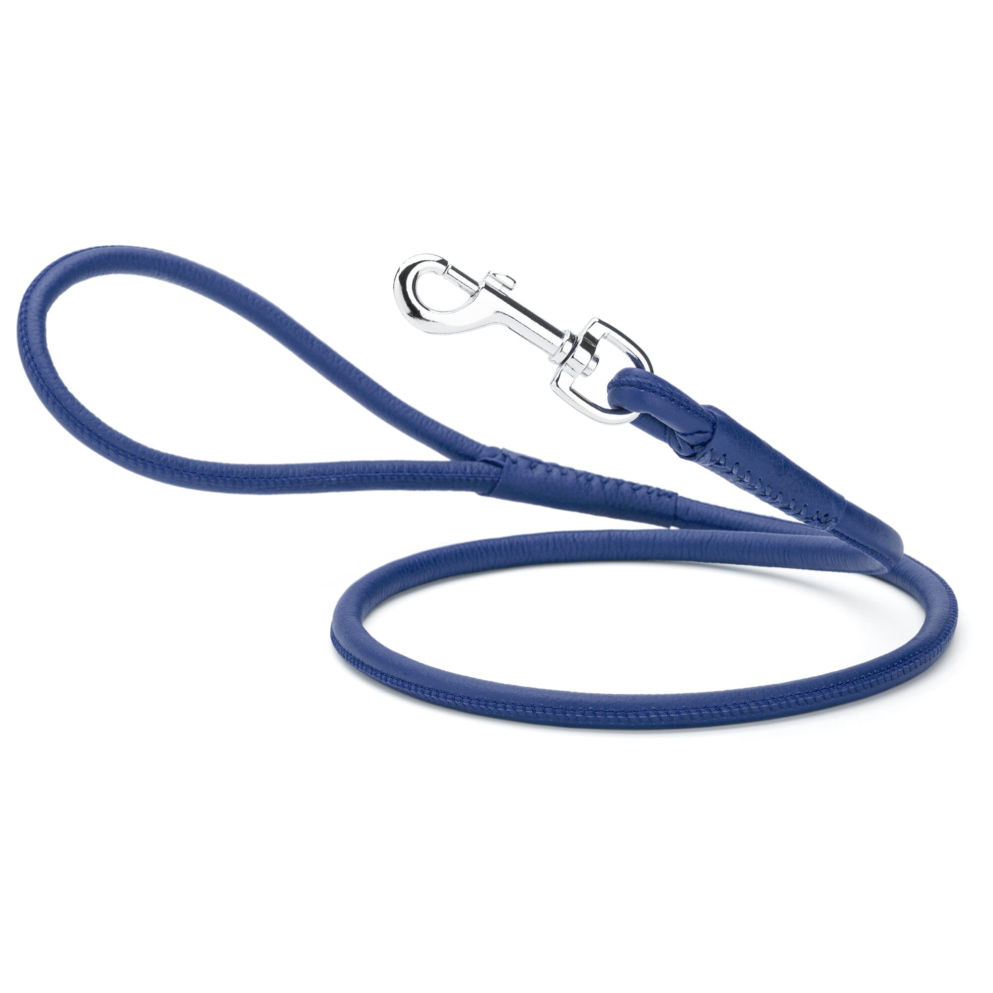 Msdfvs | Soft Leather Round Dog Lead – Urban Walks, Training & Outdoor Adventures