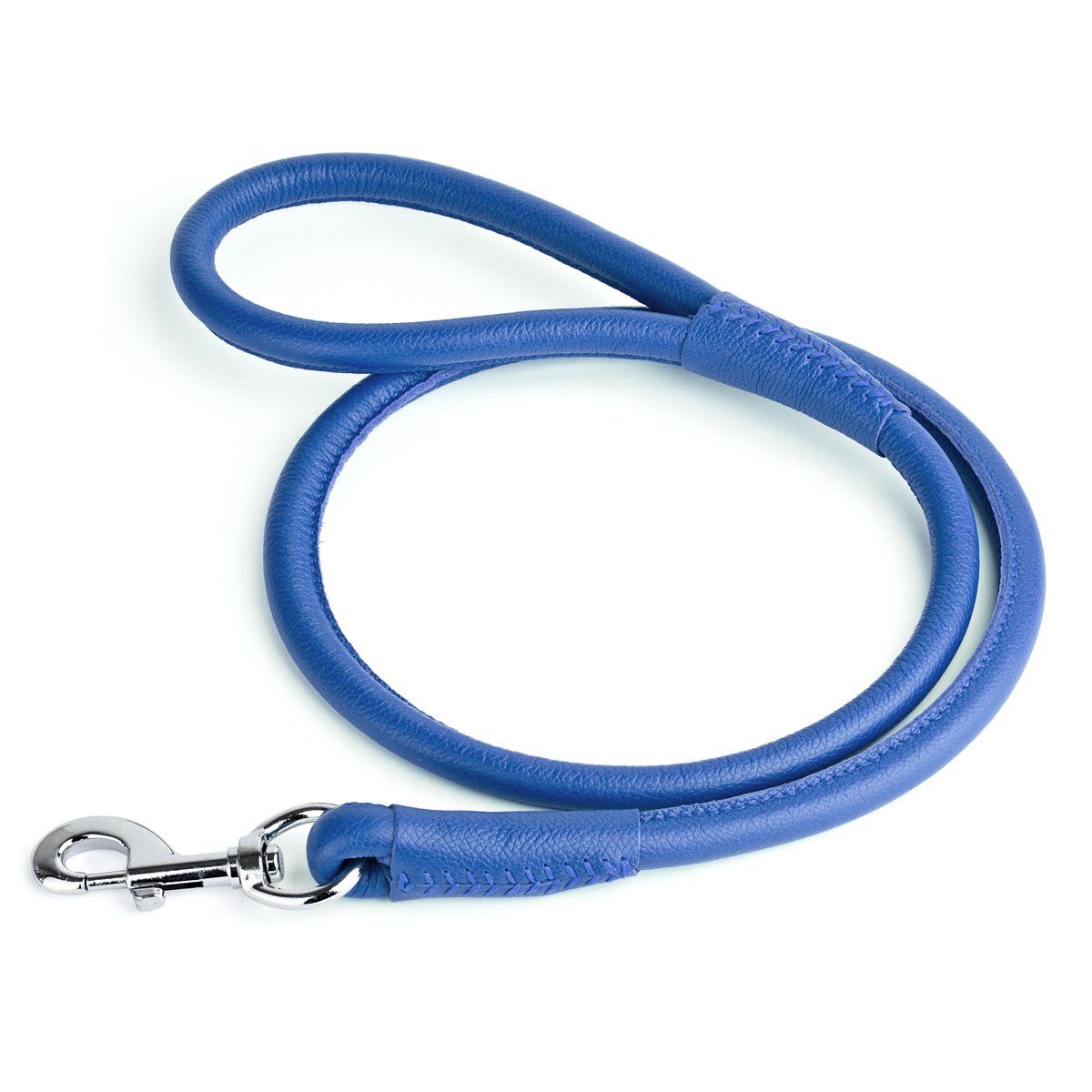 Msdfvs | Soft Leather Round Dog Lead – Urban Walks, Training & Outdoor Adventures