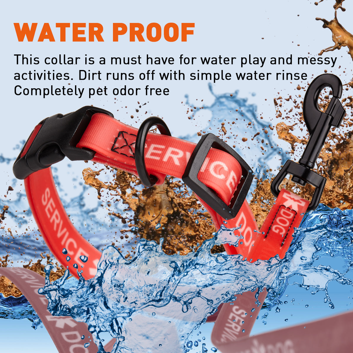 Msdfvs | Biothane Service Dog Collar or Leash – Training, Urban Control & Outdoor Adventures