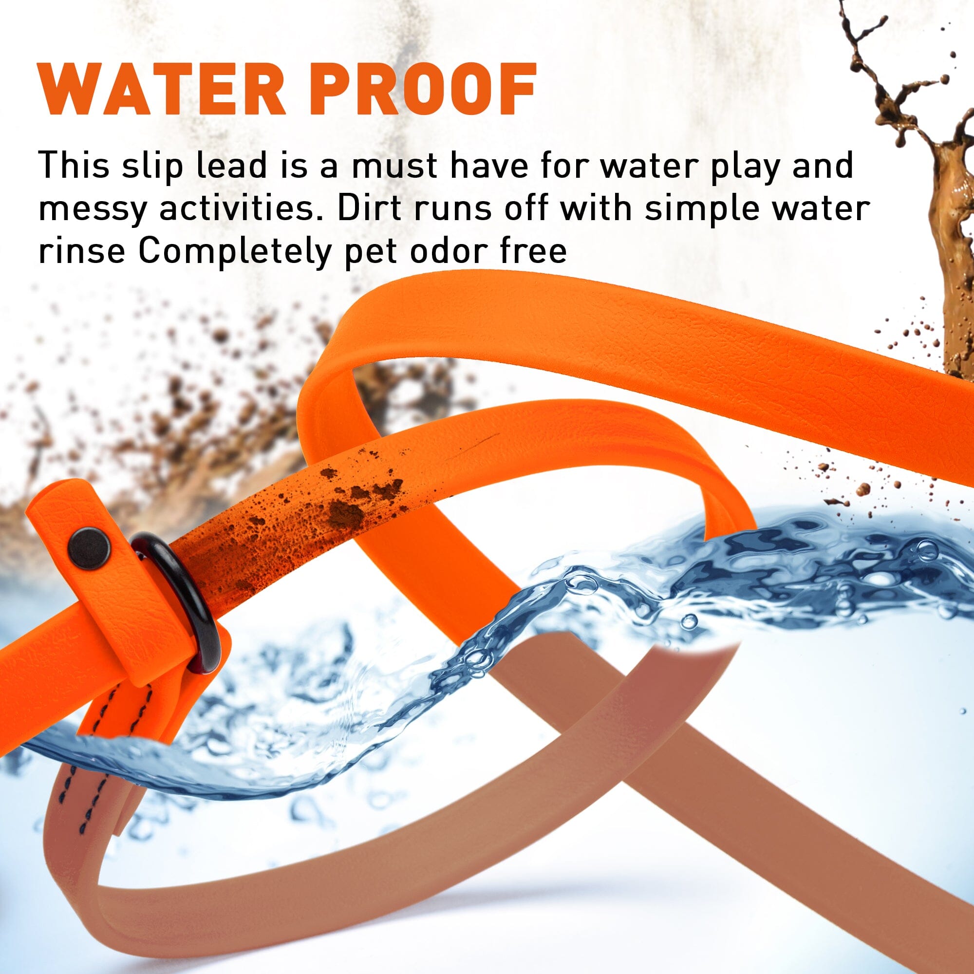 Msdfvs | Biothane Slip Lead for Dogs – 5FT & 7FT Adjustable for Training, Walking & Outdoor Adventures