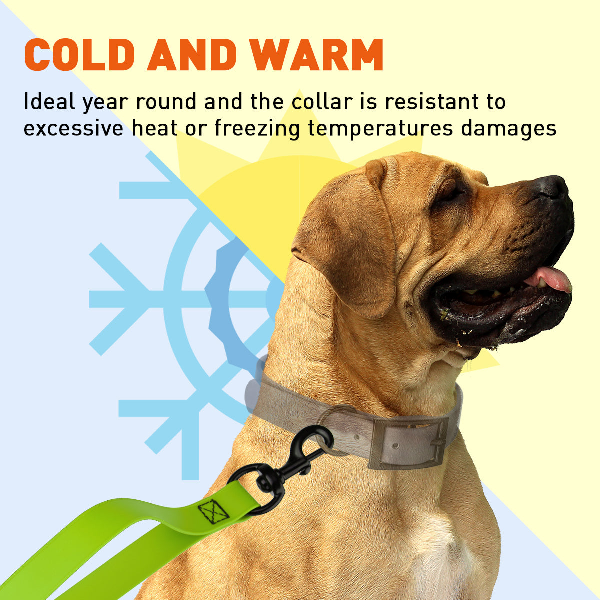 Msdfvs | Biothane Waterproof Multi-Handle Dog Leash – Training, Urban Walks & Outdoor Adventures