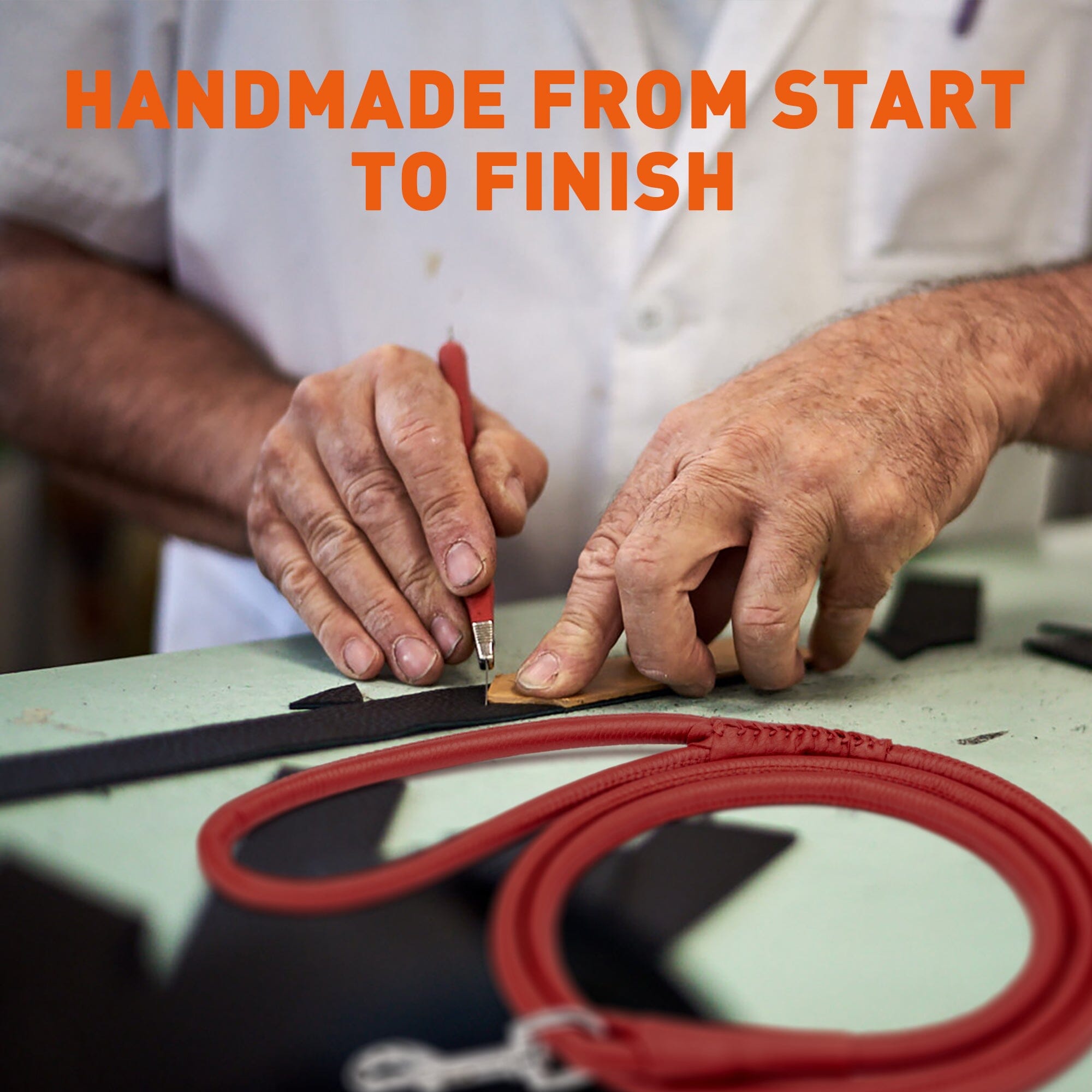 Msdfvs | Soft Leather Round Dog Lead – Urban Walks, Training & Outdoor Adventures