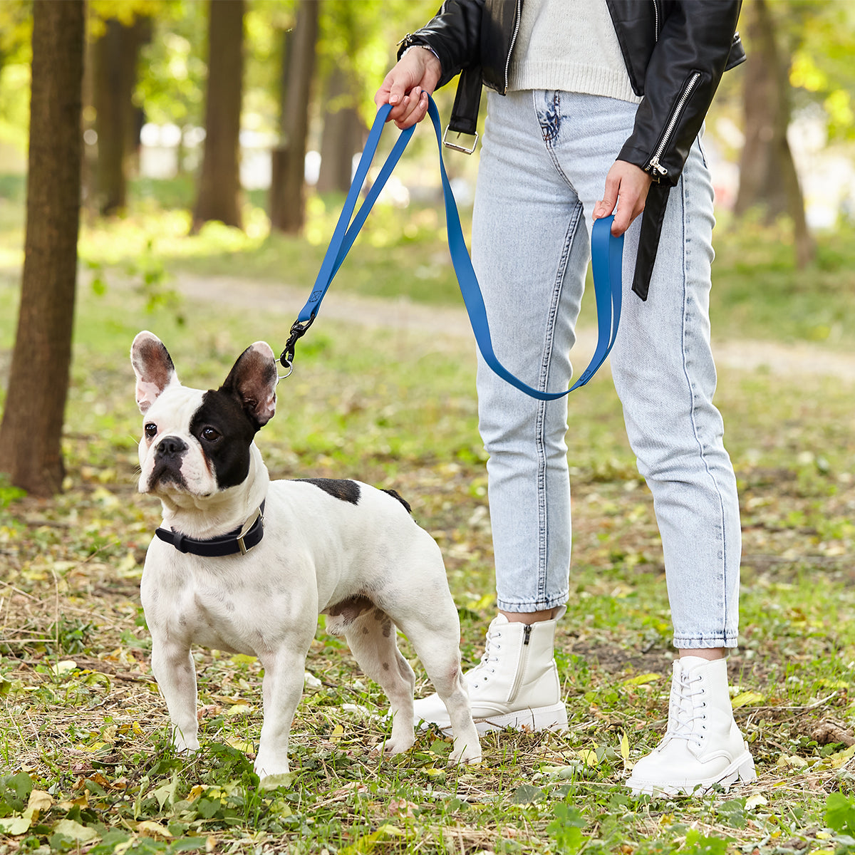 Msdfvs | Biothane Waterproof Multi-Handle Dog Leash – Training, Urban Walks & Outdoor Adventures