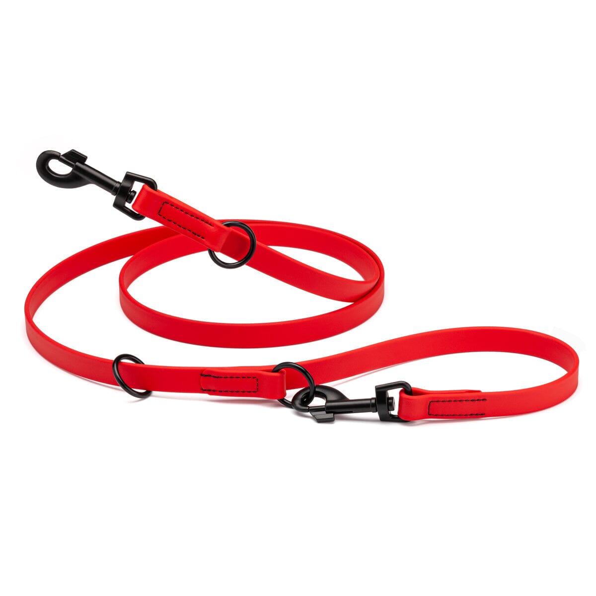 Msdfvs | 7FT Biothane Adjustable Dog Leash with Black Hardware – Urban Walks, Training & Outdoor Adventures