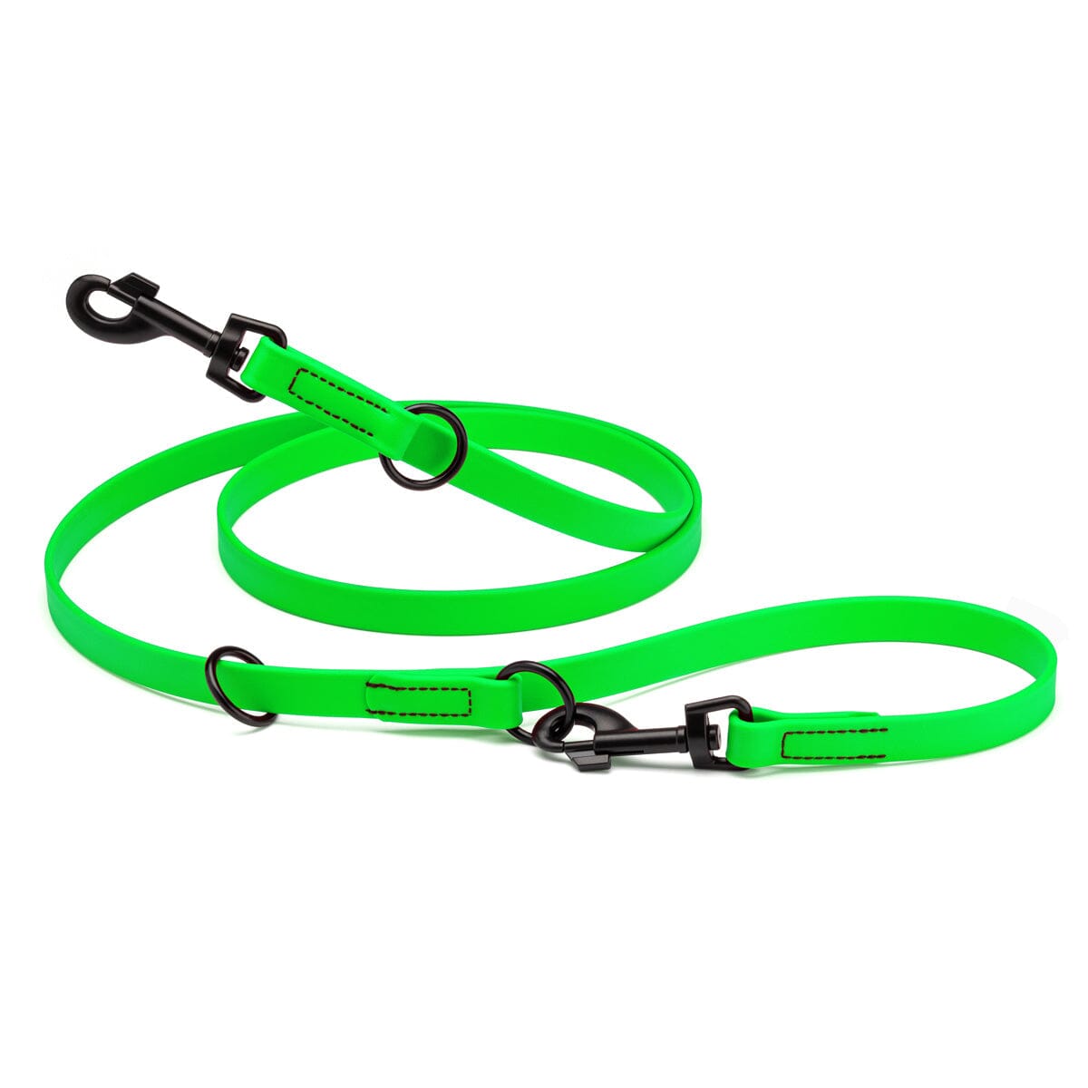 Msdfvs | 7FT Biothane Adjustable Dog Leash with Black Hardware – Urban Walks, Training & Outdoor Adventures