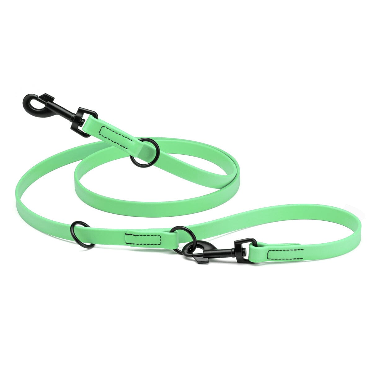 Msdfvs | 7FT Biothane Adjustable Dog Leash with Black Hardware – Urban Walks, Training & Outdoor Adventures
