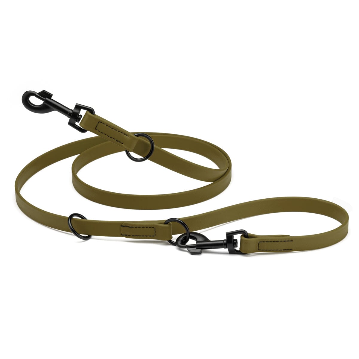 Msdfvs | 7FT Biothane Adjustable Dog Leash with Black Hardware – Urban Walks, Training & Outdoor Adventures