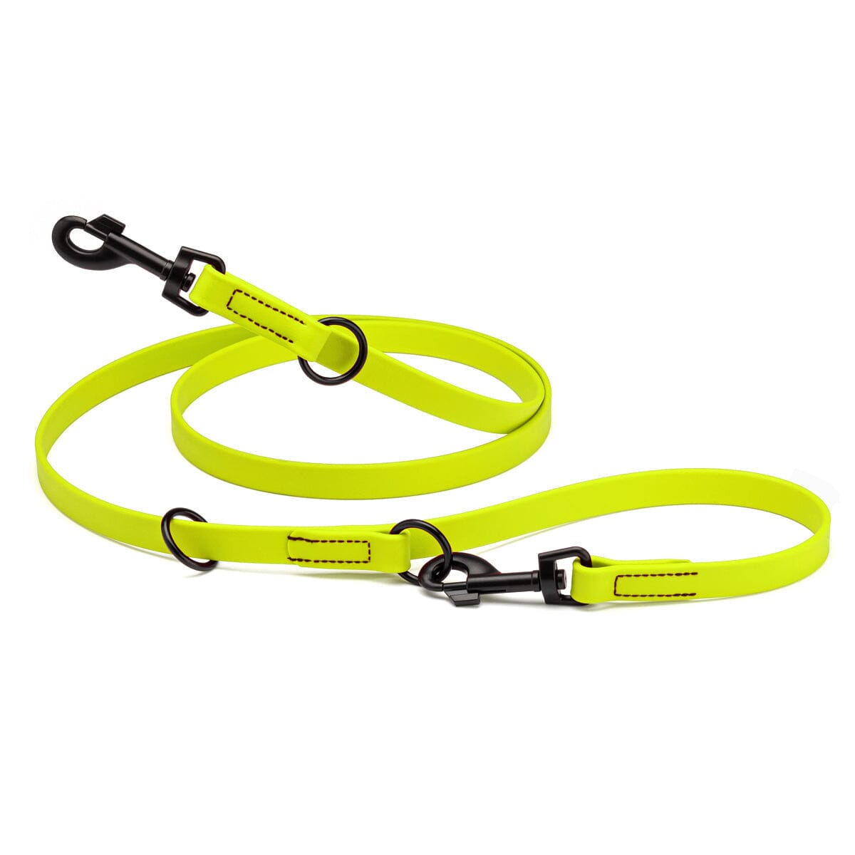 Msdfvs | 7FT Biothane Adjustable Dog Leash with Black Hardware – Urban Walks, Training & Outdoor Adventures