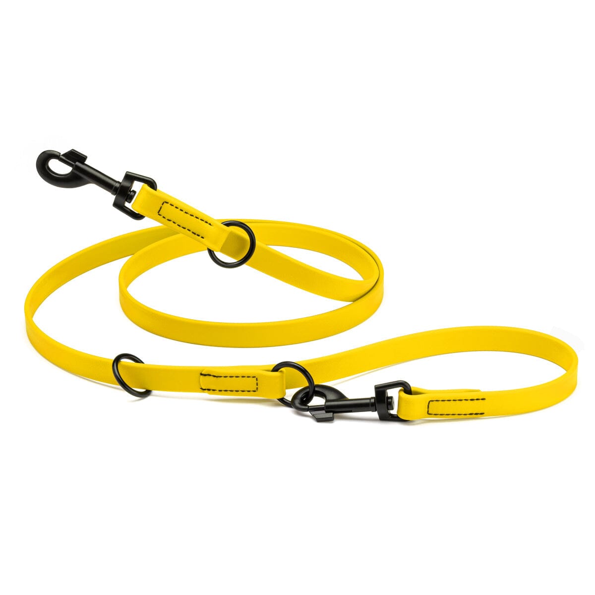 Msdfvs | 7FT Biothane Adjustable Dog Leash with Black Hardware – Urban Walks, Training & Outdoor Adventures