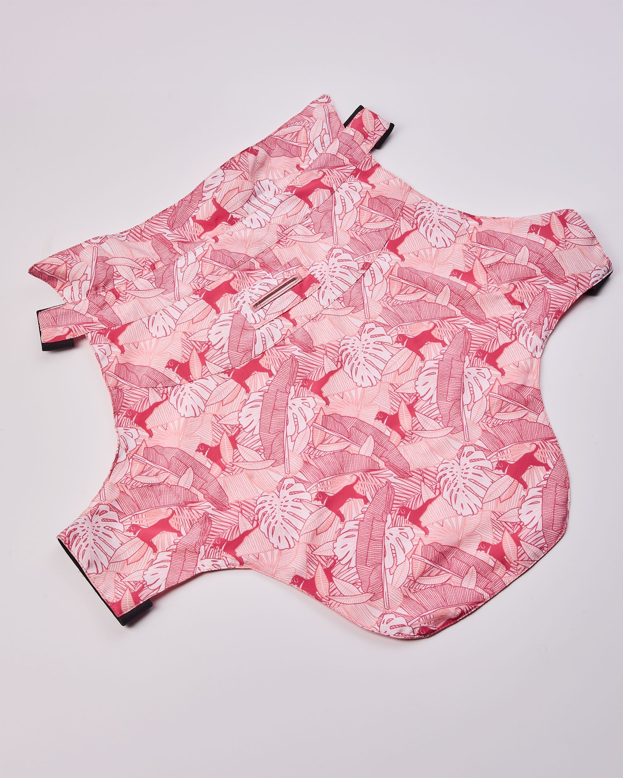 Msdfvs | Tropical-Print Dog Tee for Small & Medium Dogs – Comfortable Casual Pet Shirt, Easy-Care