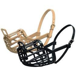 Msdfvs | Adjustable Basket Dog Muzzle – Tan Muzzle for Outdoor Control