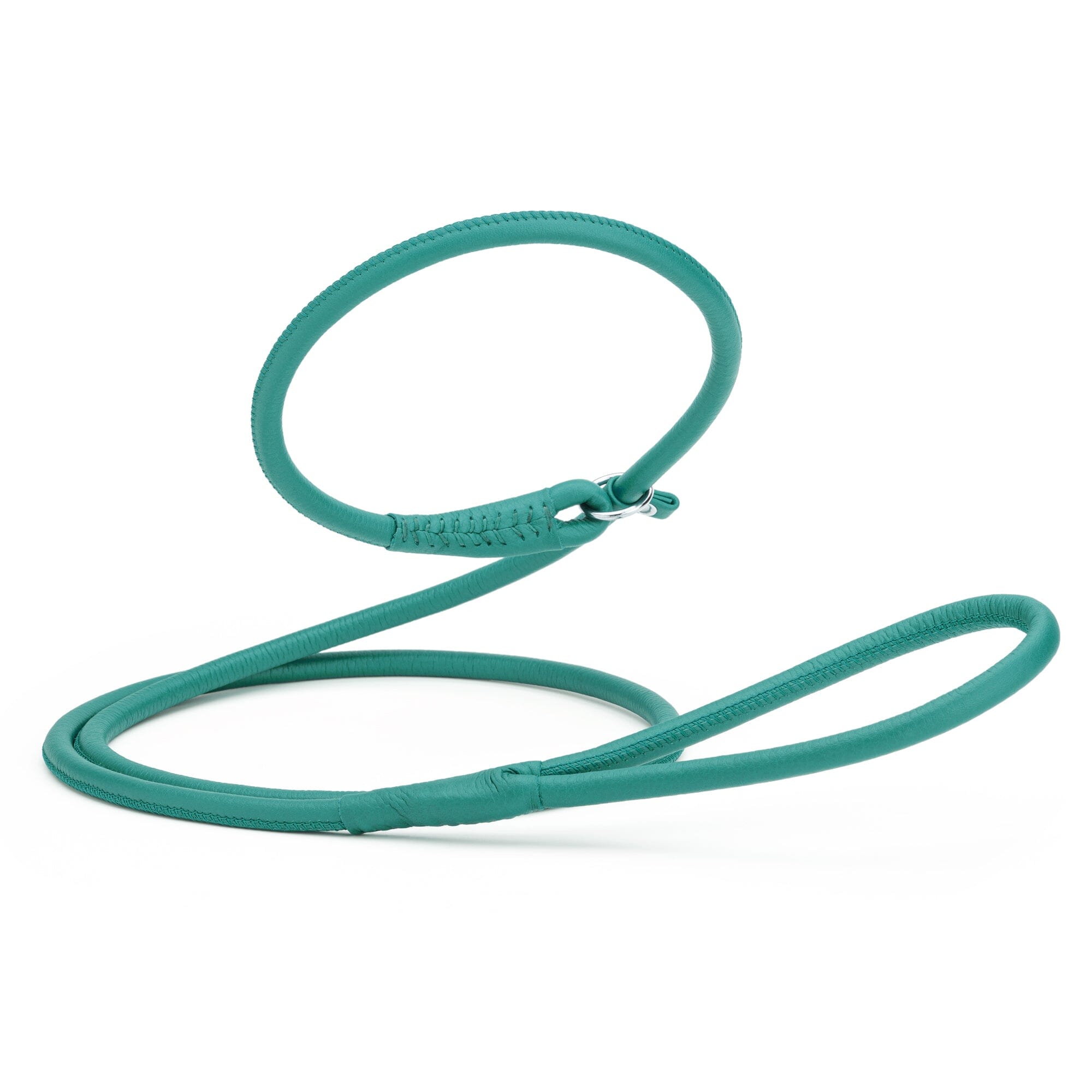 Msdfvs | Soft Leather Round Slip Lead for Dogs – Training, Urban Walks & Outdoor Adventures