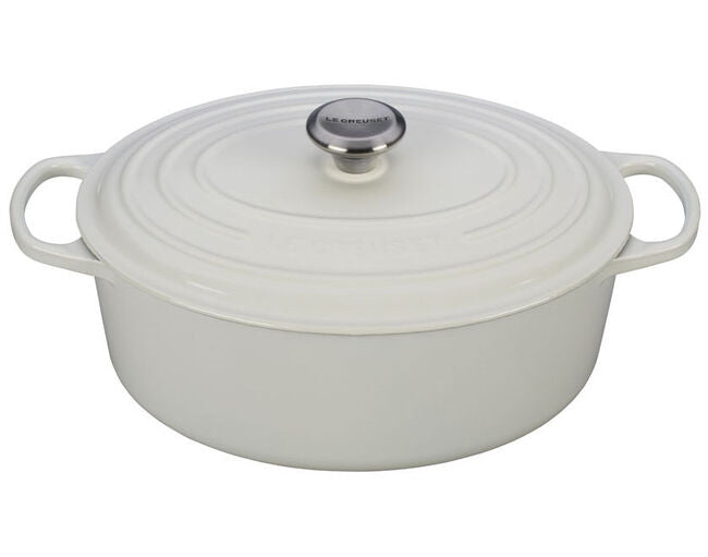 6.75 QT OVAL DUTCH OVEN WHITE