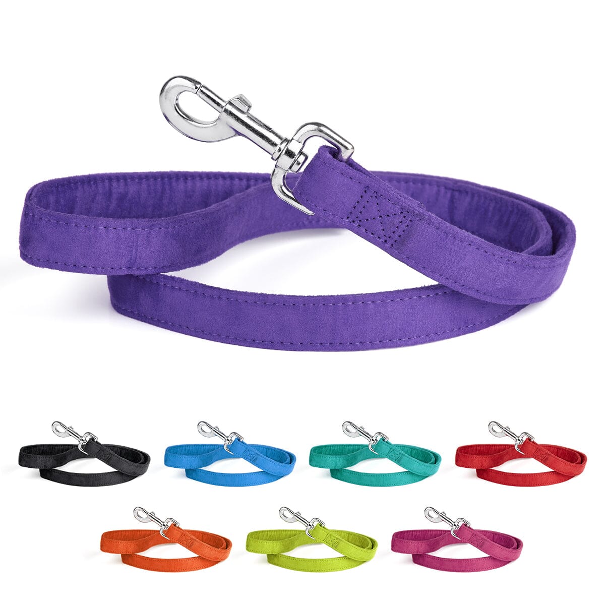 Msdfvs | Microfiber Flat Dog Leash – Urban Walks, Travel Adventures & Training Companion