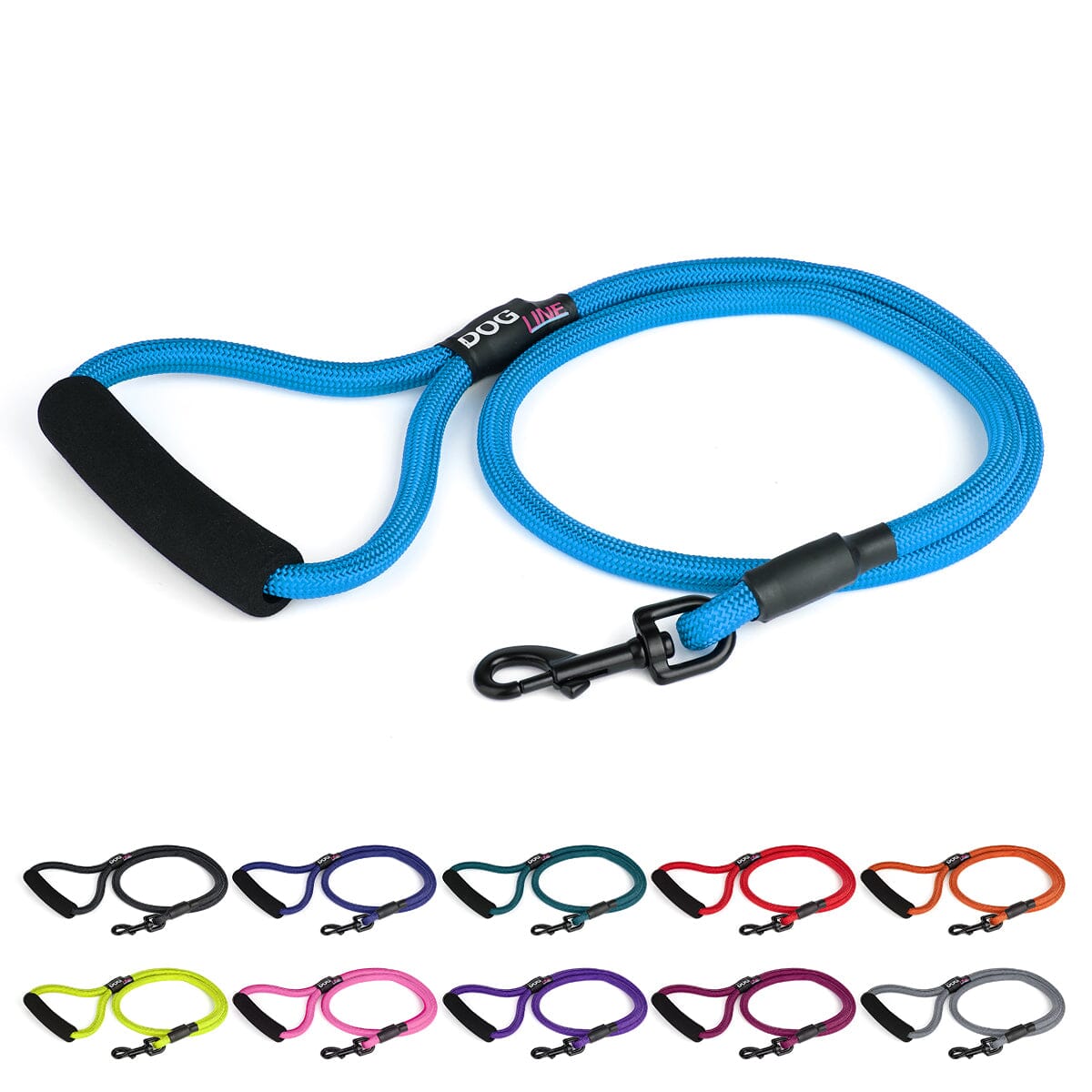 Msdfvs | Round Nylon Dog Lead for Small & Medium Dogs – Durable Everyday Pet Leash, Comfortable Grip