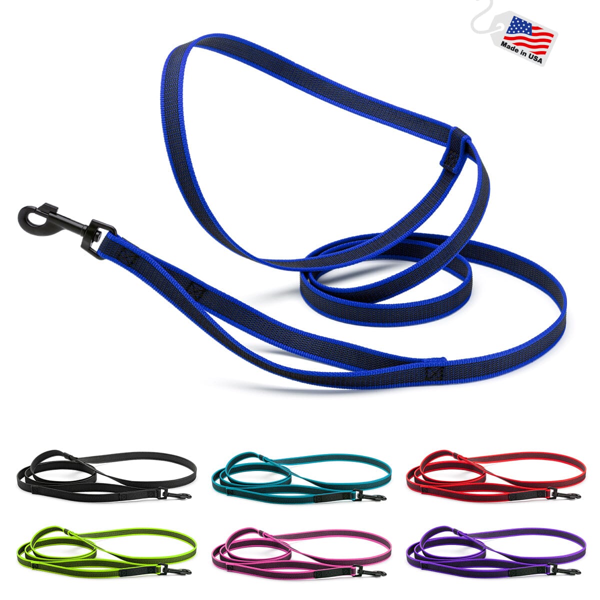 Msdfvs | Rubber-Infused Hands-Free Dog Leash – Walking, Running, Hiking & Outdoor Adventures