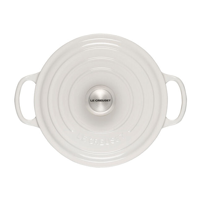 5.25 QT DEEP ROUND DUTCH OVEN WHITE