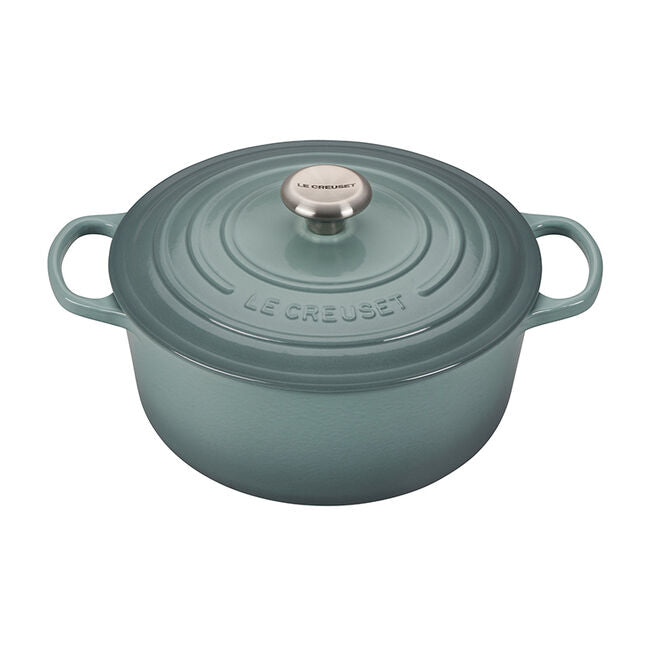 5.5 QT ROUND DUTCH OVEN SEA SALT