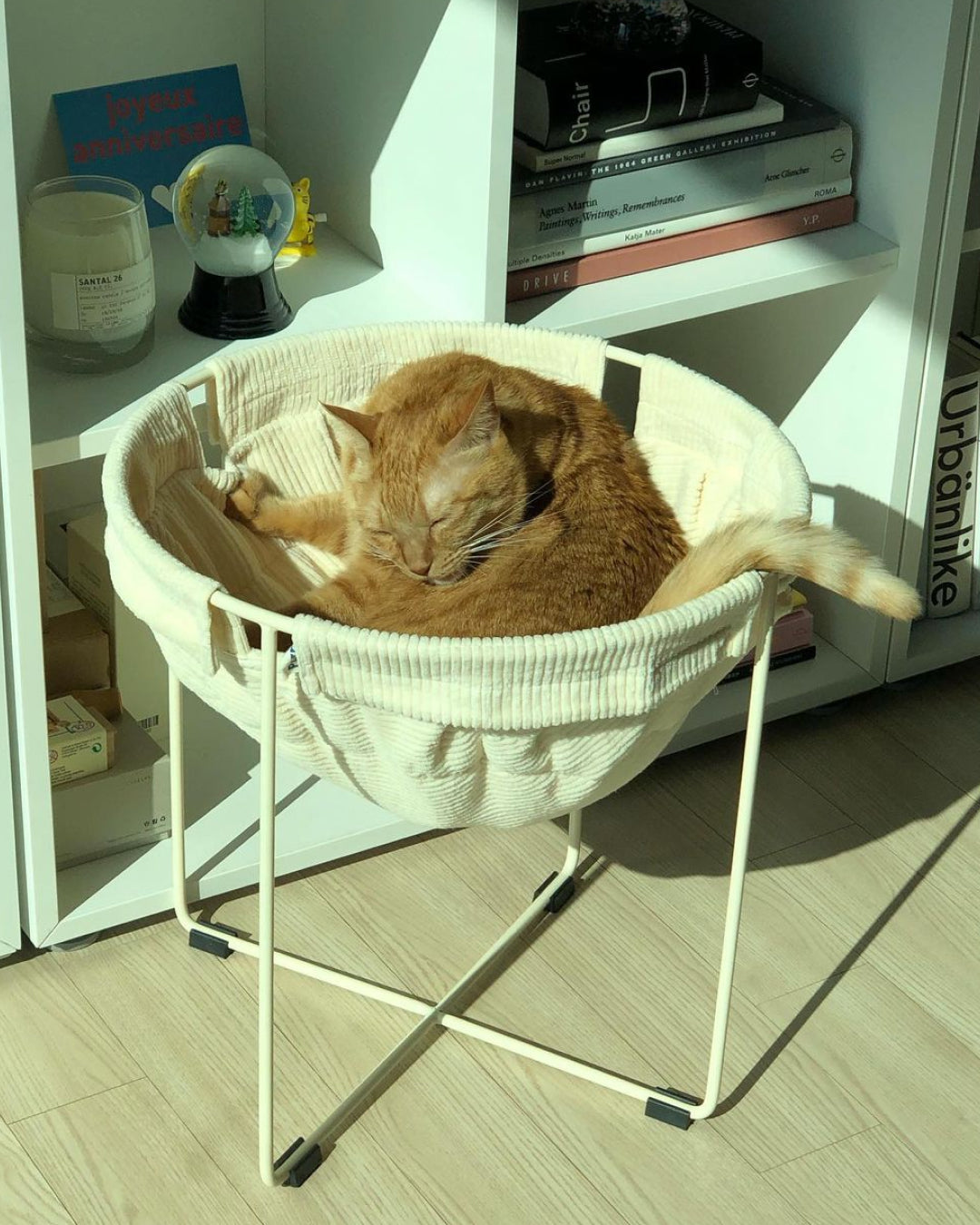 Msdfvs | Corduroy Surface Pet Hammock for Textured Indoor Vertical Spaces