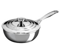 Classic Stainless Steel Saucier Pan - 2 Qt