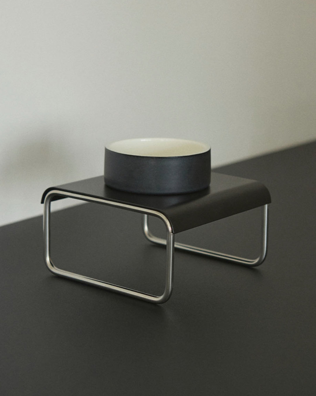 Msdfvs | Black Square Pet Dining Set for Structured Indoor Feeding Areas