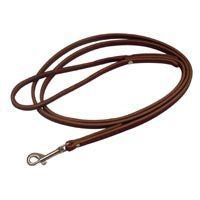 Msdfvs | Black Leather Dog Lead – Latigo Style Leash for Routine Use