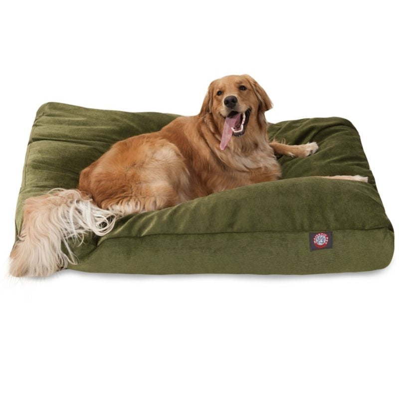 Msdfvs | Rectangle Pet Bed for Small & Medium Dogs – Indoor Lounge Cushion, Washable Dog Mat