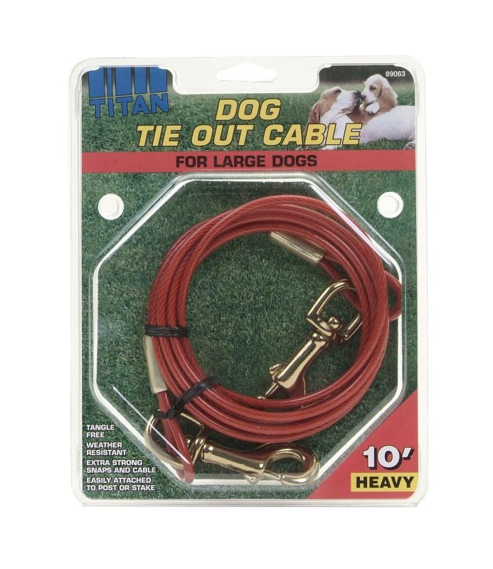 Msdfvs | Reinforced Outdoor Dog Cable – Heavy Strength Tie-Out for Daily Use