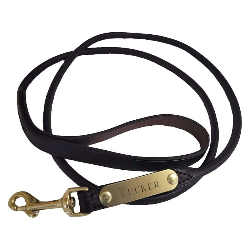 Msdfvs | Personalized Leather Dog Leash for Walking, Custom Dog Lead for Daily Use