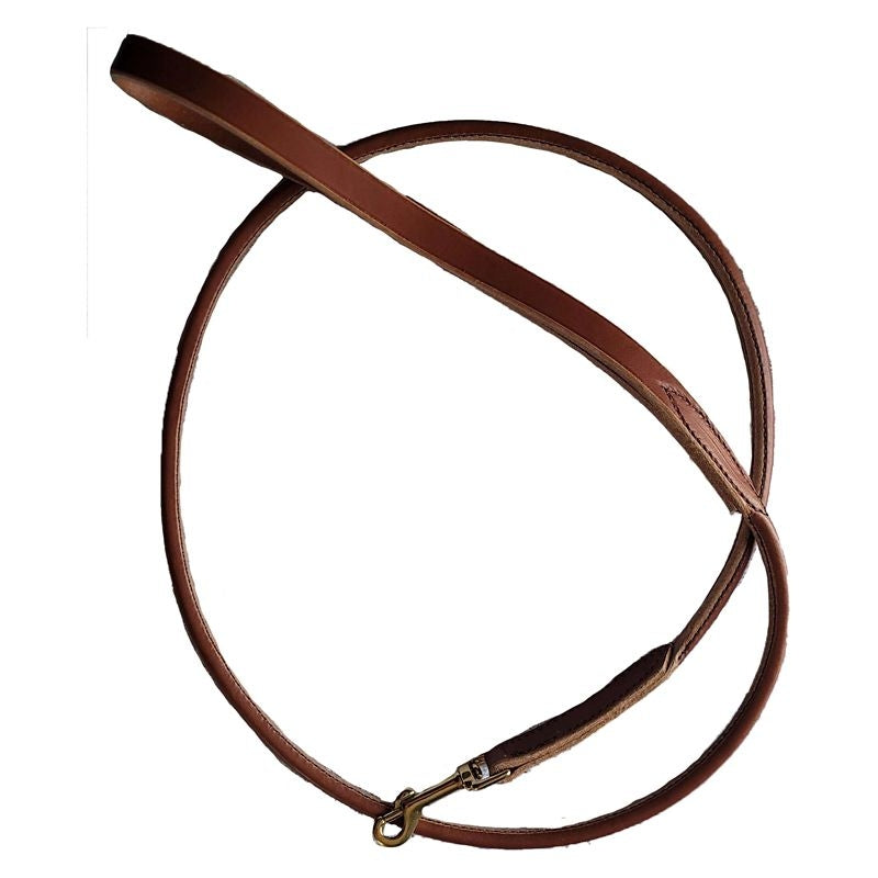 Msdfvs | Personalized Leather Dog Leash for Walking, Custom Dog Lead for Daily Use