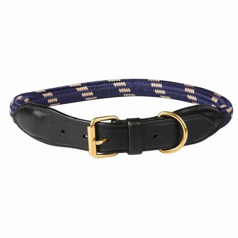 Msdfvs | Adjustable Rope Leather Dog Collar – Hybrid Collar for Routine Use