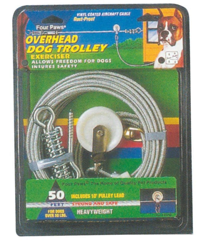 Msdfvs | Reinforced Dog Trolley Exerciser – Heavyweight 100 Ft Outdoor Run System