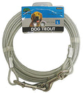 Msdfvs | 30 Ft Clear Vinyl Dog Tether – Weather-Resistant Outdoor Tie-Out