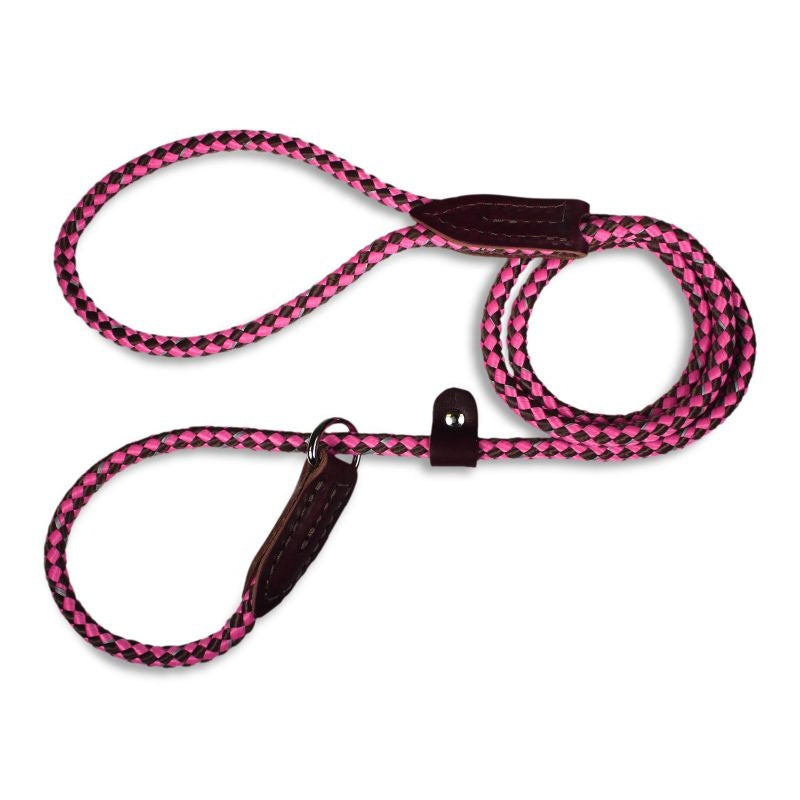 Msdfvs | Rope Slip Dog Leash with Reflective Thread – Practical Walking Lead