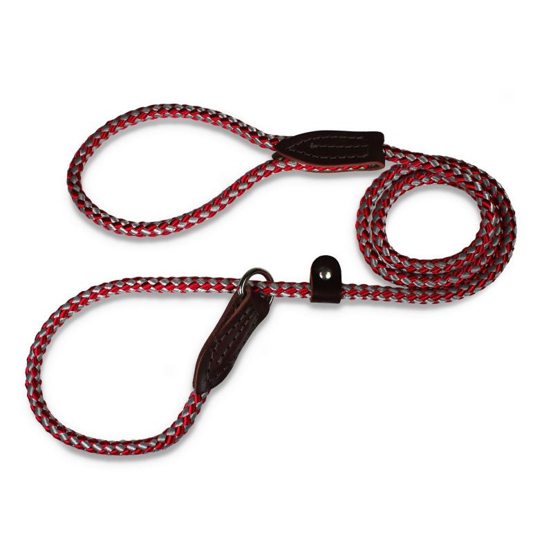 Msdfvs | Rope Slip Dog Leash with Reflective Thread – Practical Walking Lead