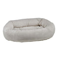 Msdfvs | Chenille Donut Pet Bed for Small & Medium Dogs – Indoor Cozy Round Lounge, Washable Dog Cushion