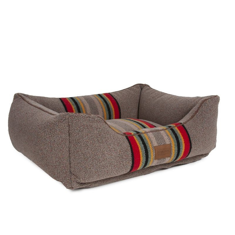 Msdfvs | Enclosed Pet Bed with Raised Rim, Indoor Kuddler Bed for Dogs and Cats
