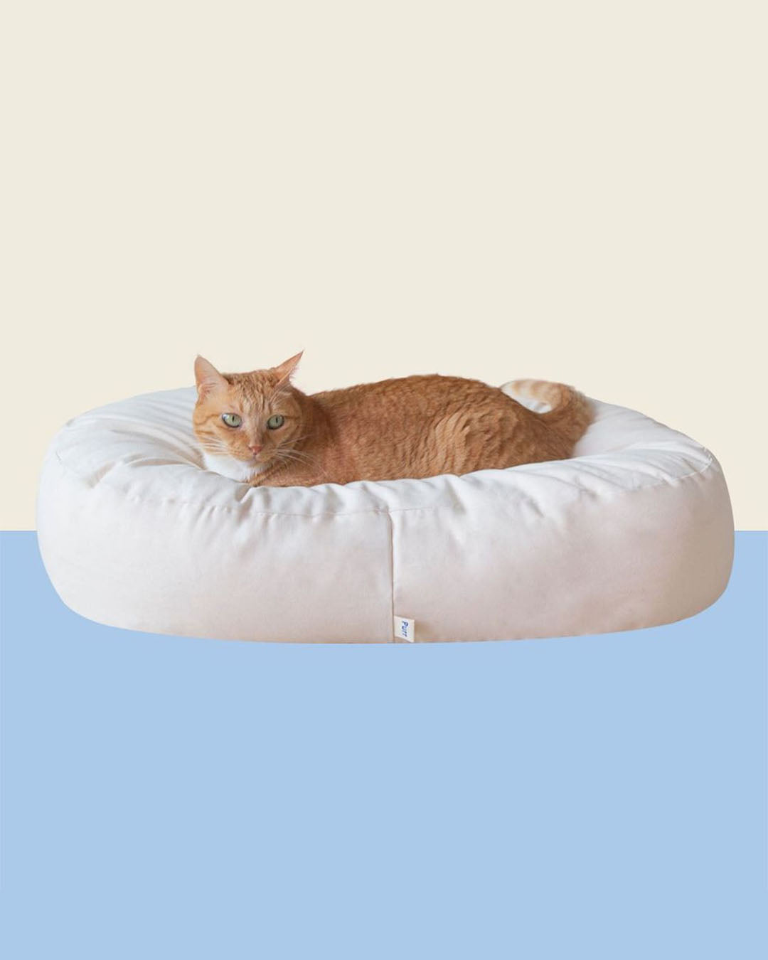 Msdfvs | Double Pouf Style Pet Floor Cushion for Flexible Indoor Placement