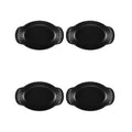 Classic Gourmand Collection Oval Baker - Licorice - Set of Four