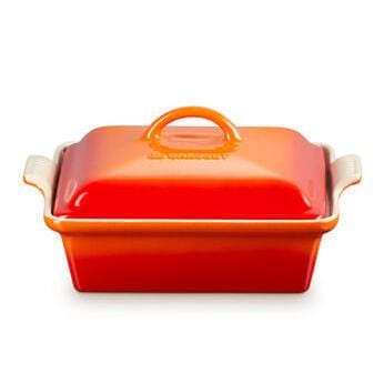 Classic Heritage Shallow Square Covered Casserole - 2.5 Quart