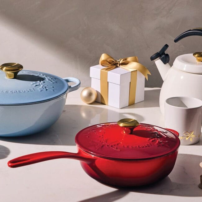 Classic Holly Round Saucier, 2.25. Quart - Multiple Colors