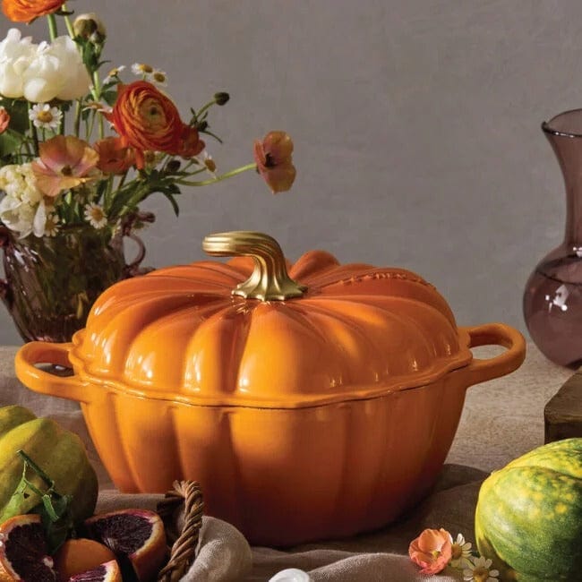 Classic Pumpkin Cocotte, 4 Quart - Persimmon