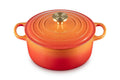 Classic Signature Round Oven with Crucible Knob - 4.5 Quart - Flamme Dorée - Limited Edition