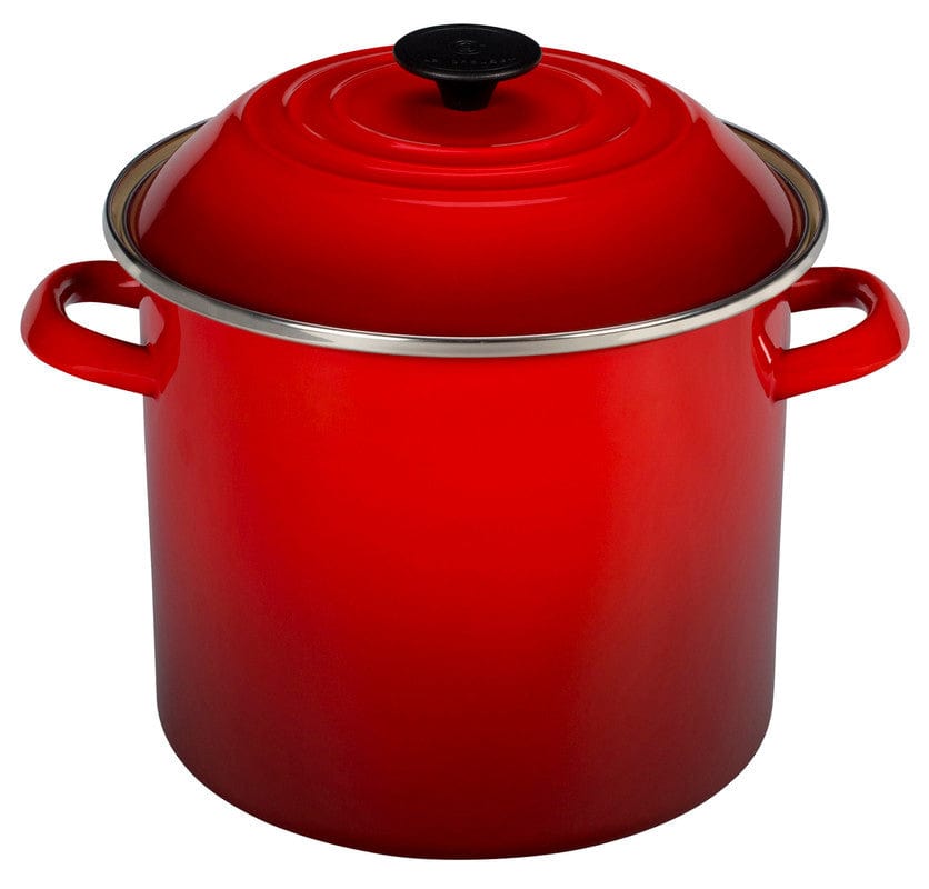 Classic Stock Pot with Black Knob, 10 Quart - Multiple Colors