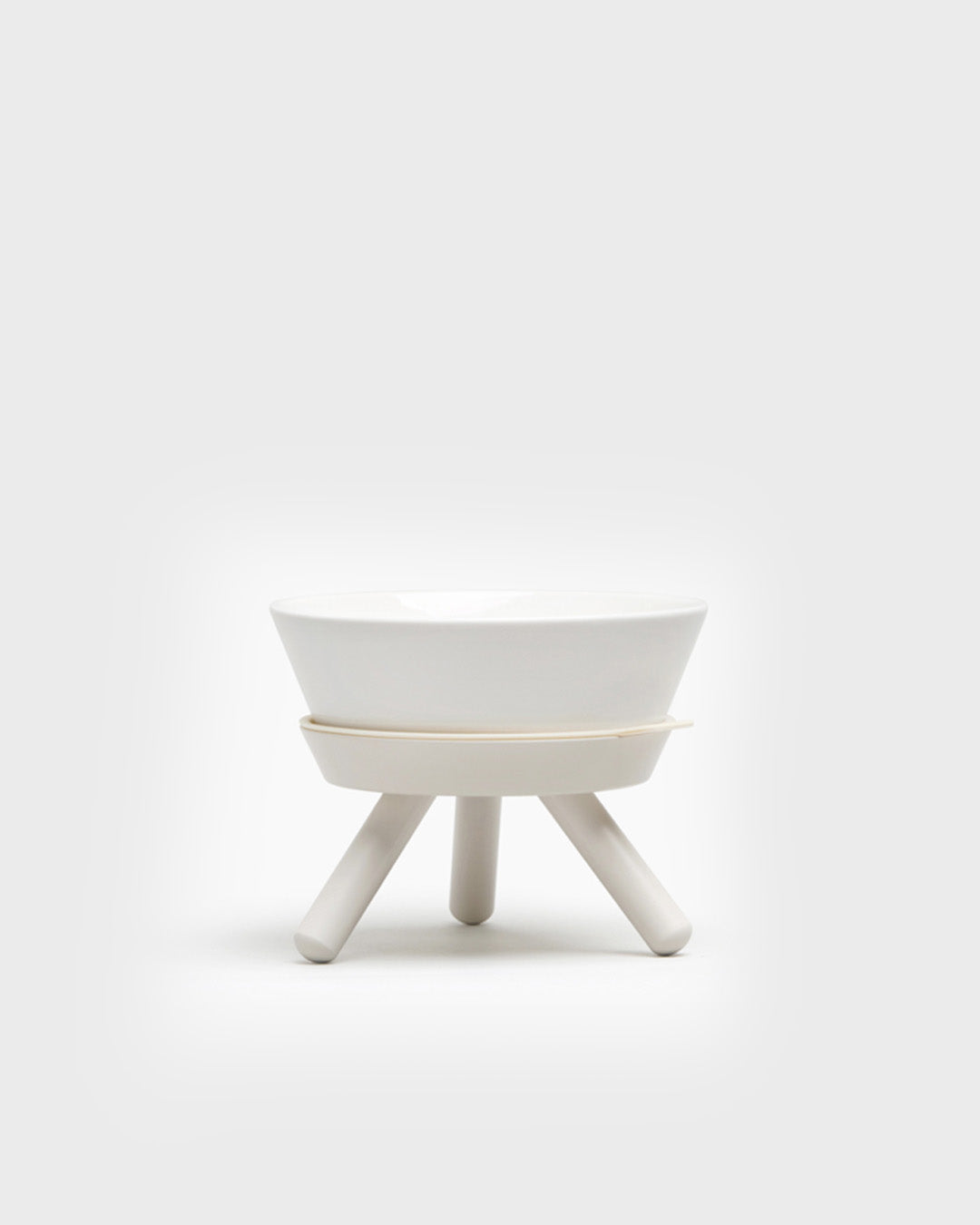 Msdfvs | White Low-Profile Pet Table for Clean and Grounded Feeding Areas