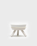 Msdfvs | White Low-Profile Pet Table for Clean and Grounded Feeding Areas
