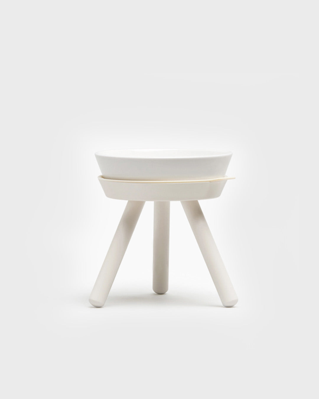 Msdfvs | White Tall Pet Table for Visually Elevated Indoor Feeding Areas